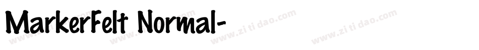 MarkerFelt Normal字体转换